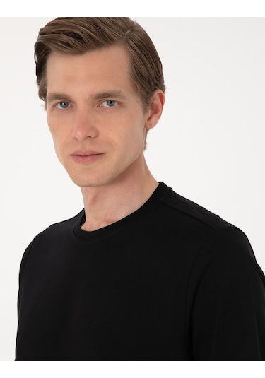 Pierre Cardin Erkek Siyah Sweatshirt 50314054-vr046 Siyah