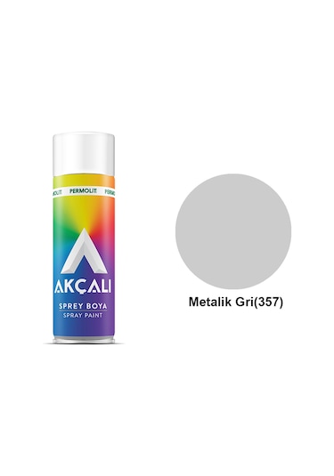 Akçalı Sprey Boya Metalik Gri