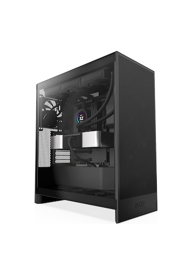 Nzxt H7 Flow 2024 CM-H72FB-01 Temperli Cam USB 3.2 ATX Mid Tower Kasa Siyah