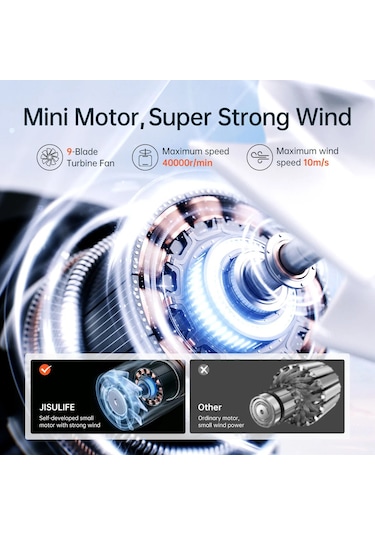Jisulife Life 9 3600 mAh Handheld Fan