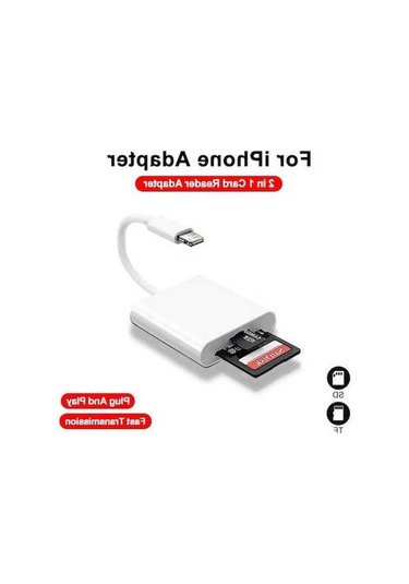 Novahub 2'li 1 Arada Yıldırım Tf Okuyucu, Lightning İphone Uyumlu, İpad İçin, Sd/tf Kart Okuyucu, Multi In 1