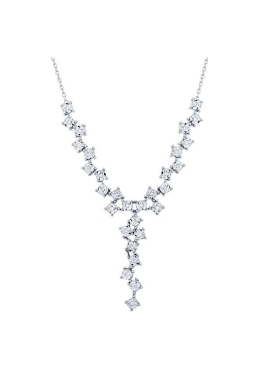 0.13 Karat Pırlanta Trend Kolye T13566 Beyaz