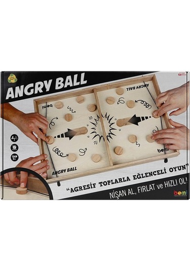 Finger Zeka Strateji Oyunu Angry Ball - Kahverengi Renk