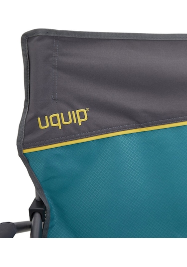 Uquip Roxy Yüksek Konforlu & Takviyeli Katlanır Kamp Sandalyesi P Petrol-Std Petrol - Siyah