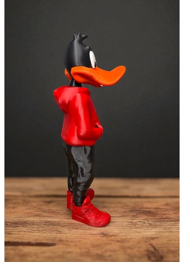26 Cm 3d Baskı Daffy Duck Figürü, Looney Tunes Figür, Çizgi Film Figürü