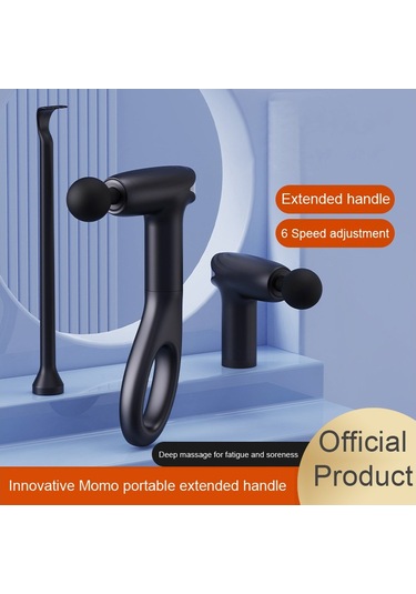 Kh-555 30w Güçlü Motorlu Masaj Aleti 6 Kademeli, 4 Başlıklı, Kablosuz Siyah