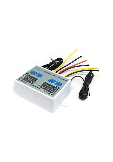 Ulzyvf İnkübatör Isıtma/soğutma Çift Dijital Termostat & 2 Röleli Termoregülatör Xk-w1088 110-220v