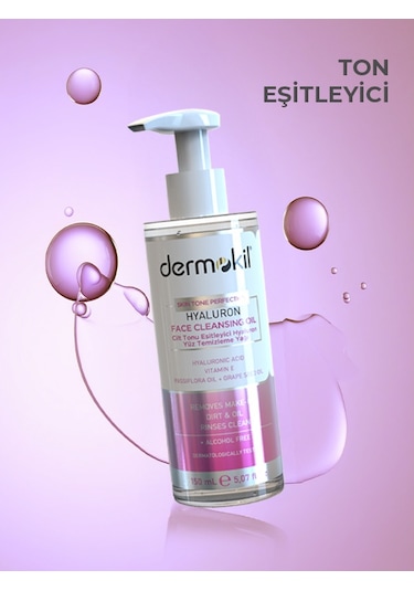Dermokil Hyaluron Yüz Temizleme Yağı 150 ML