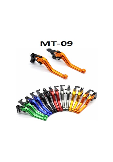 Yamaha Mt09 Manet Sağ-sol Kısa Spor Cnc Sarı