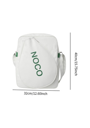 Suntek Tenis Çantası Raketi Badminton Pickleball Kürekleri Beyaz