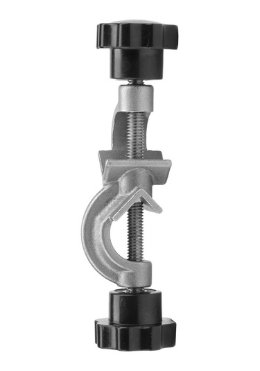 Xindoker Laboratuvar Paslanmaz Çelik 90 Derece Sabit Klempe - Flakon Ve Kondensatör Boruları İçin Dayanıklı İki Şeritli Tutucu