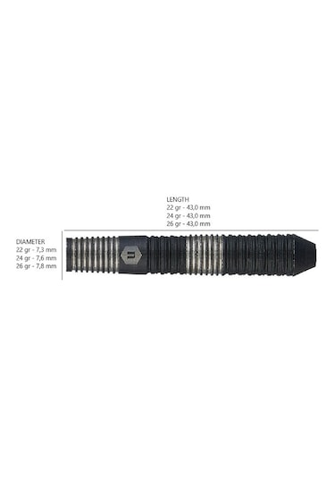 Unicorn Noir Style 3 % 90 Tungsten Çelik Uçlu Dart Oku