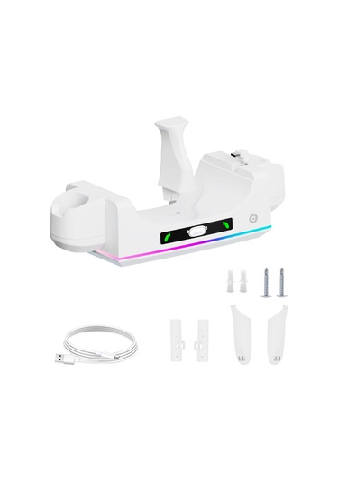 İplay Evrensel Vr Depolama Rafı Rgb Aydınlatmalı Şarj Duvar Montajı 001