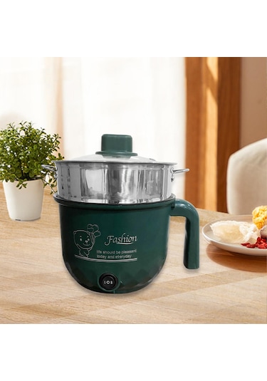 Suntek Elektrikli Pişirme Potası Buharlı-pişirici-ile-yeşil