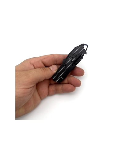 Valkyrie 11 Fonksiyonlu Kamp Cep Çakısı Multitool Siyah