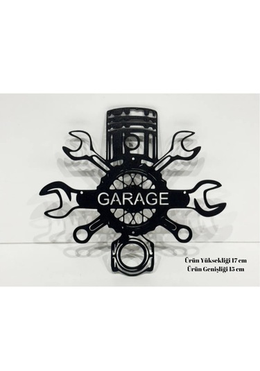 Garaj Duvar Dekoru Siyah