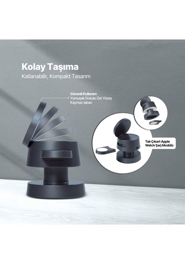 Ttec Aircharger Quattro Mini Magsafe Uyumlu 4 Ü 1 Arada İphone +