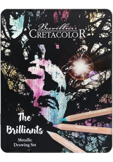Cretacolor Mega Color 12 Renk Metalik Set 290 98