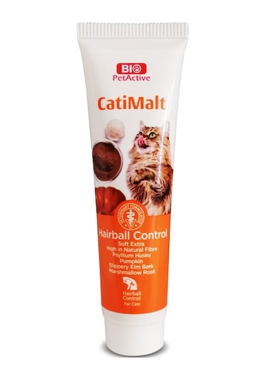 Bio Petactive Cati Malt Paste Pat Kedi Kıl Topu Önleyici 100 ML