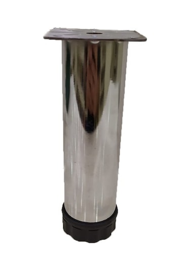 Ademkocplastik Adem Koç Plastik 42Mm Çaplı Tablalı Ayarlı Metal Ayak (4 Adet)
