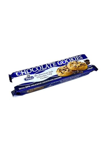 Merba Bitter Çikolata Parçacıklı Kurabiye Chocalate Cookies 150 Gram 1 Paket