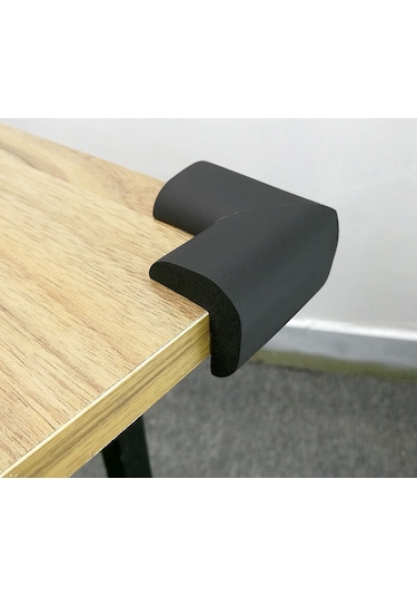 Evokids Kauçuk Köşe Koruyucu Siyah 4'lü Çok Renkli