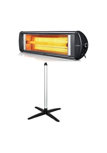 Kumtel Luxell Ecoray 2300 W Ayaklı Infrared Isıtıcı Siyah