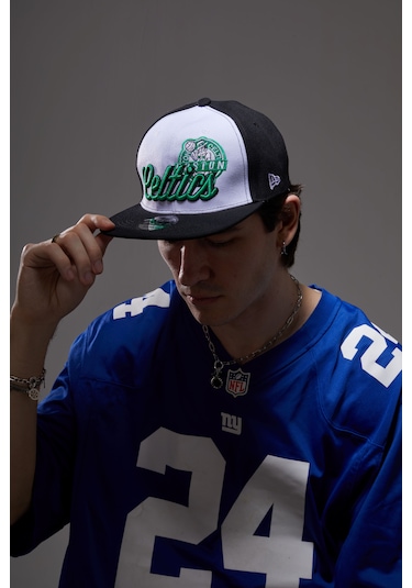 Berellini Celtics Hip-hop Şapka Özel Kolleksiyon Siyah - Beyaz