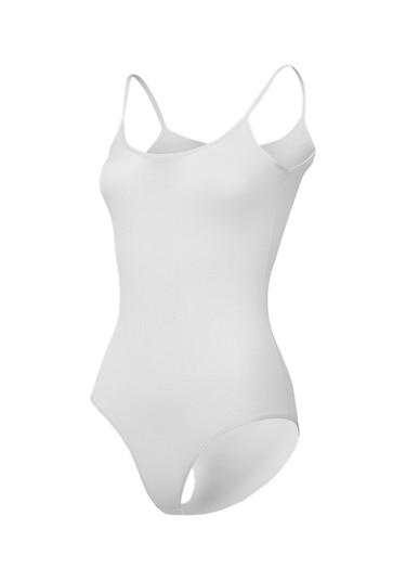 Yıldız Beyaz Ip Askılı Çıtçıtlı Body