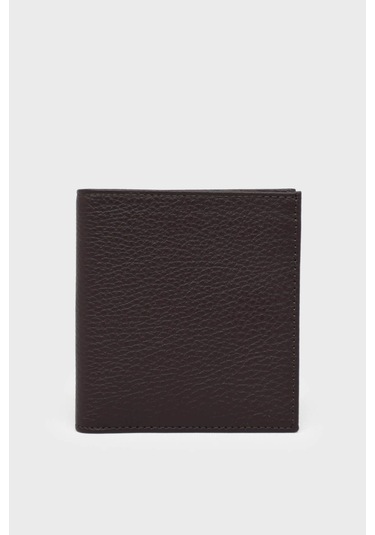 Kanuga Ysmn0210 Kahverengi Unisex Deri Cüzdan Kahverengi