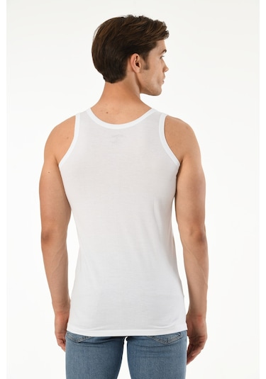 Mfö Life İç Giyim 6'lı Modal Omuzu Loklu Erkek Atlet 001