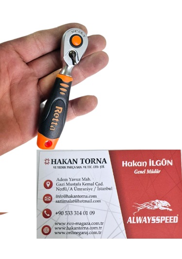 Retta 1/4 Mini Lokma Cırcır Kolu 100mm