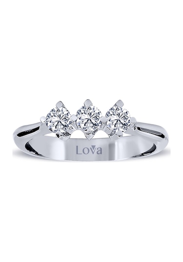 Lova 0,45 Karat Pırlanta Tria Yüzük - 1050206