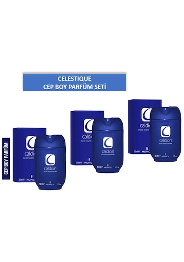 Orjinal Cep Boy Parfüm Eau For Men 50ml X3 Adet Fresh