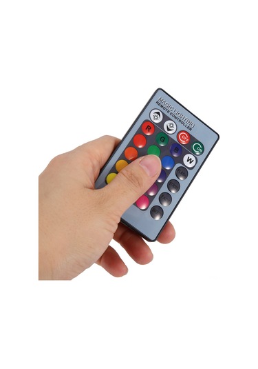 Yaozixa Alüminyum Ktv Bar Dekorasyon Işığında Uyumlu 3w Led Duvar Lambası, Kumandalı Fonksiyonlu Renkli Atmosfer Oluşturucu Diğer