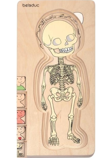 Beleduc Katlı Puzzle-Erkek 15X30Cm