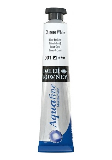 Daler Rowney Aquafine Tüp Sulu Boya 8ml - 001 Chinese White
