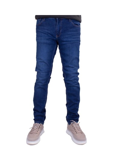 Twister Panama 745 Mavi Düşük Bel Dar Paça Erkek Jeans Pantolon 001