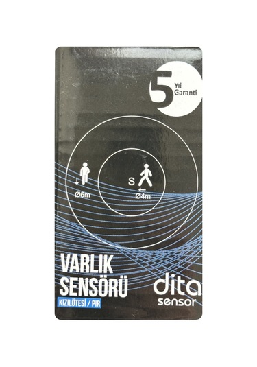 Dita Pa36006 Mini Kızılötesi / Pır Sıva Altı 360 Varlık Sensörü