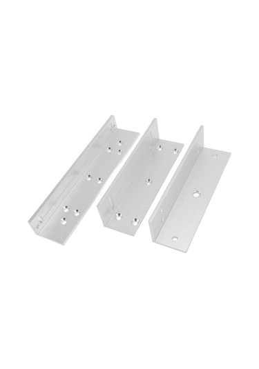 Vkemall 180kg Tutma Gücü Alüminyum Z/l Tipi İç Kapı Elektromanyetik Kilit Braketi 180mm - Ev Ofis Mağaza Güvenliği