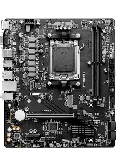Msı Pro B650m-e Ddr5 6800mhz Oc M.2 Am5 Matx Anakart
