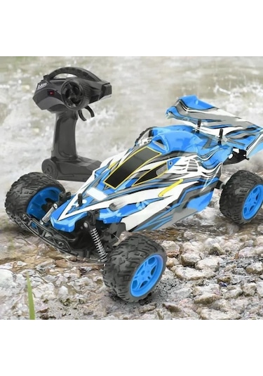 9010-1f 1:10 Kumandalı 40 Cm Dev Off-road Araba Şarjlı, 2.4ghz, Yüksek Hızlı Rc Arazi Aracı - Mavi