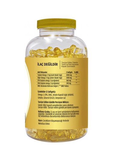 Flx Omega 3 Balık Yağı 90 Softgel