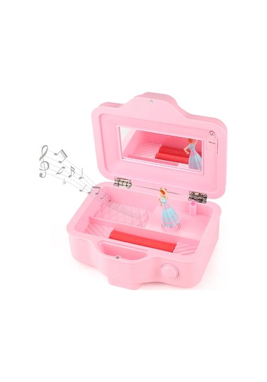 Çocuk Dönen Müzik Kutusu Simülasyon Kamera Projeksiyon Bale Dans