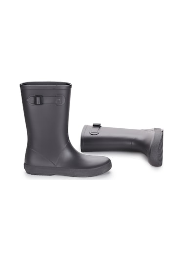 Igor W10256 Splash Euri Koyu Gri Erkek Çocuk Yağmur Çizmesi Gri