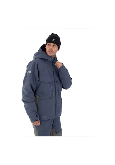 Hurley Hurley Deeppow Jacket Erkek Mavi Ceket 6716 Lacivert