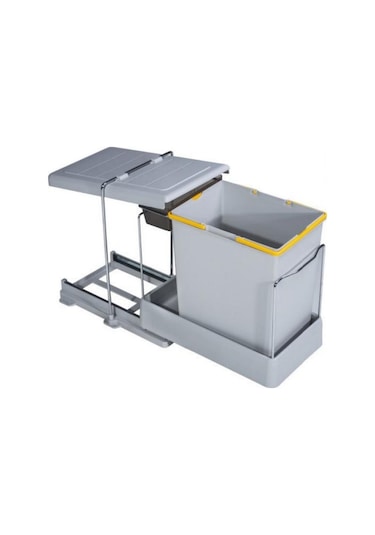 Pelikan Raylı Plastik Tek Kova 16 Lt Çöp Kovası 21600