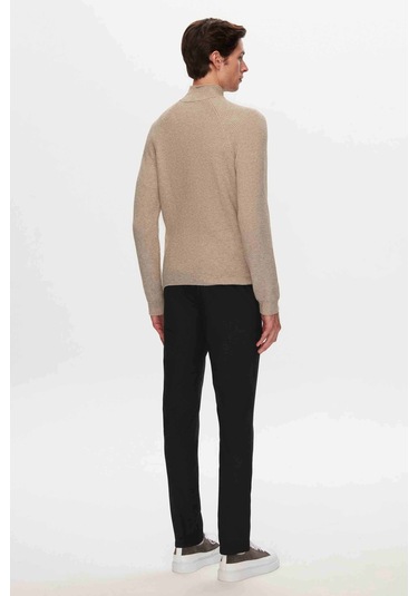 Twn Slim Fit Vizon Selanik Örgü Kazak 3ec0622567721 Vizon