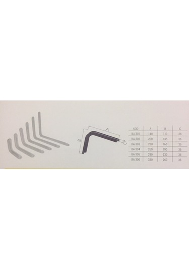 Ersa Raf Altı 7X9 Ölçü 150X220Mm 1 Adet