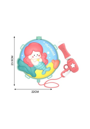 Sırt Çantalı Sırta Takılabilen Pompalı Su Tabancası 2000ml Kapasite - Çok Renkli